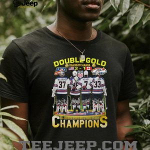 USA Beat Canada Double Gold 2026 Winter Olympics Hockey Champions T Shirt