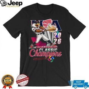 USA Eagle World Baseball Classic Champions 2026 Retro Graphics T Shirt USA Eagle World Baseball Classic Champions 2026 Retro Graphics T Shirt