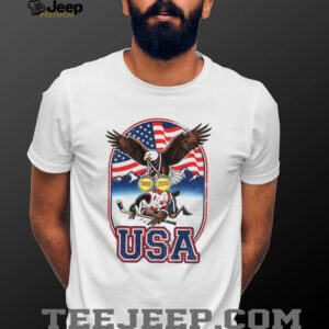 USA vs Canada Ice Hockey 1980 & 2026 Gold Medal Eagle Victory T Shirt USA vs Canada Ice Hockey 1980 & 2026 Gold Medal Eagle Victory T Shirt