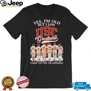 USC Trojans Greatness Baseball Legends “Thank You For The Memories” T shirt
