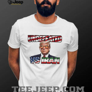 Undefeated Donald Trump vs Iran Fire Sunglasses Graphic T Shirt Undefeated Donald Trump vs Iran Fire Sunglasses Graphic T Shirt