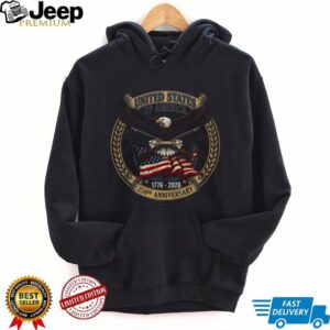 United States 250th Anniversary Bald Eagle and Crossed Rifles Shirt United States 250th Anniversary Bald Eagle and Crossed Rifles Shirt