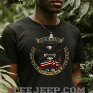 United States 250th Anniversary Bald Eagle and Crossed Rifles Shirt