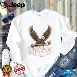 United States Hockey Eagle And The Eagle Will Fly T Shirt