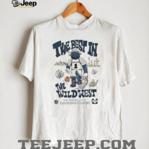 Utah State Basketball Conference Champs The Best In The Wild West T Shirt Utah State Basketball Conference Champs The Best In The Wild West T Shirt