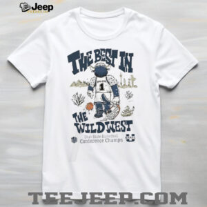 Utah State Basketball Conference Champs The Best In The Wild West T Shirt