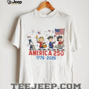 Snoopy Peanuts Gang America 250 Semiquincentennial 1776 2026 T Shirt