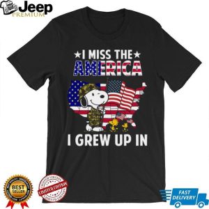Snoopy Patriotic Soldier T Shirt I Miss The America I Grew Up In Snoopy Patriotic Soldier T Shirt I Miss The America I Grew Up In