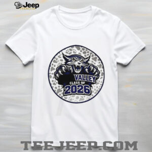 Valley High School Class of 2026 Wildcat Mascot Spirit Shirt