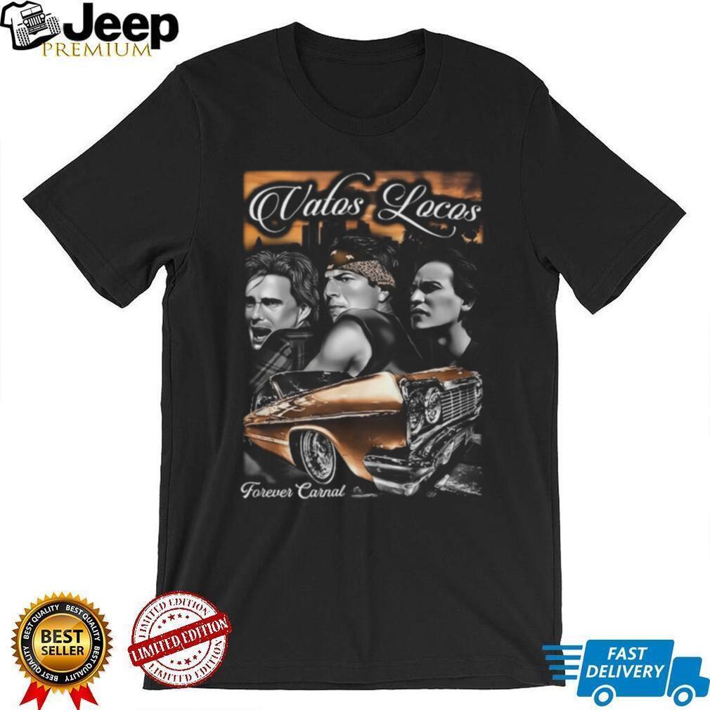 Vatos Locos Forever Carnal Lowrider Movie Collage T Shirt Vatos Locos Forever Carnal Lowrider Movie Collage T Shirt