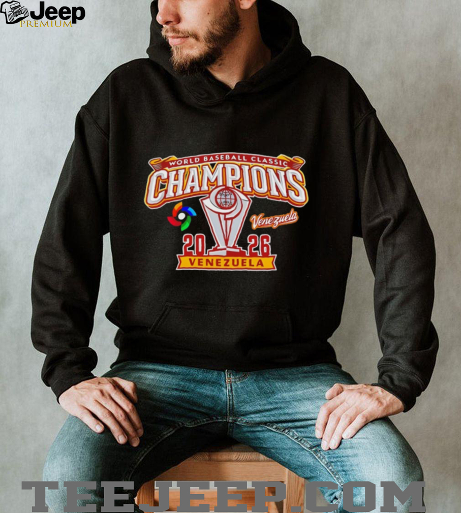 Venezuela 2026 World Baseball Classic Champions Gold Trophy T Shirt Venezuela 2026 World Baseball Classic Champions Gold Trophy T Shirt