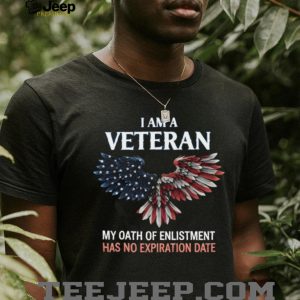 Veteran Oath Of Enlistment Shirt American Flag Eagle Wings T shirt