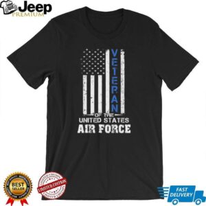 Veteran Of The United States Air Force Distressed Flag T Shirt