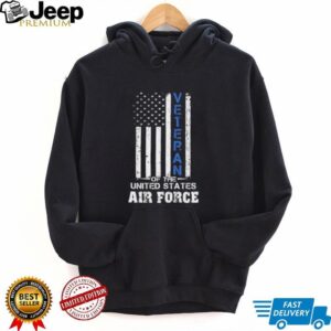 Veteran Of The United States Air Force Distressed Flag T Shirt