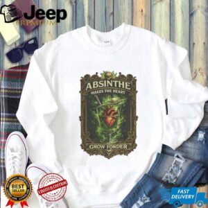 Vintage Absinthe “Makes The Heart Grow Fonder” Gothic Graphic T Shirt