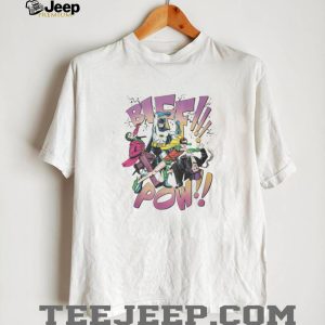 Vintage Batman and Robin BIFF POW Comic Action White T Shirt