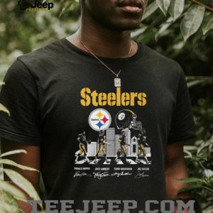 Vintage Pittsburgh Steelers Legends Abbey Road Signatures T Shirt
