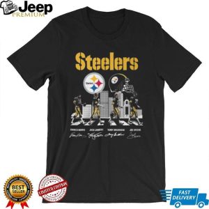 Vintage Pittsburgh Steelers Legends Abbey Road Signatures T Shirt
