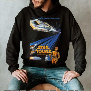 Vintage Star Tours The Ultimate Adventure Retro Sci Fi T Shirt