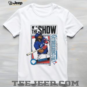 Vladimir Guerrero Jr. Toronto Blue Jays MLB The Show 24 Diamond Tribute T Shirt