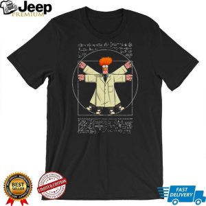 Beaker Muppets Vitruvian Man Science Math Physics Parody T Shirt