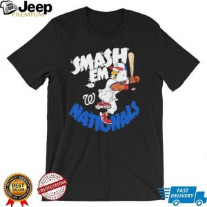 Washington Nationals Smash Em Eagle Mascot Baseball T Shirt Washington Nationals Smash Em Eagle Mascot Baseball T Shirt