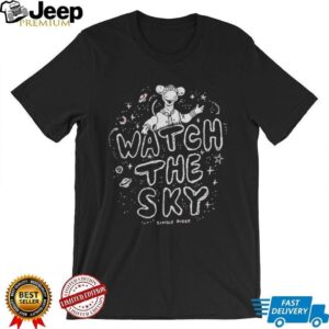 Watch The Sky Cosmic Single Rider Character Graphic T Shirt Watch The Sky Cosmic Single Rider Character Graphic T Shirt