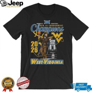 West Virginia Mountaineers Big 12 Women's Basketball Champions 2026 T Shirt