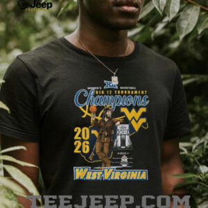 West Virginia Mountaineers Big 12 Women's Basketball Champions 2026 T Shirt