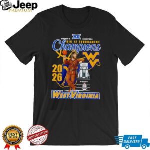 West Virginia Women's Basketball Big 12 Tournament Champions 2026 T Shirt