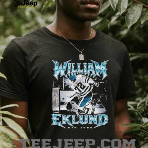 William Eklund San Jose Sharks Hockey Graphic T shirt