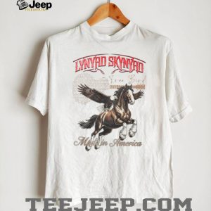 Lynyrd Skynyrd Free Bird Made In America Eagle and Horse Graphic T Shirt