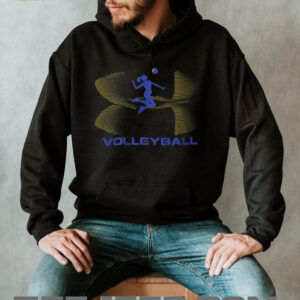 Women’s Volleyball T Shirt Silhouette Player with Graphic Under Armour Logo Women’s Volleyball T Shirt Silhouette Player with Graphic Under Armour Logo