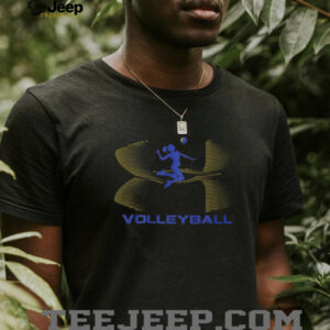 Women's Volleyball T Shirt Silhouette Player with Graphic Under Armour Logo
