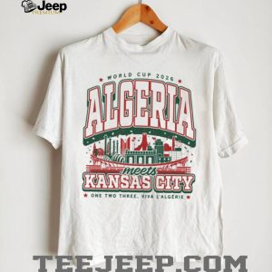 World Cup 2026 Algeria Meets Kansas City Commemorative T Shirt World Cup 2026 Algeria Meets Kansas City Commemorative T Shirt