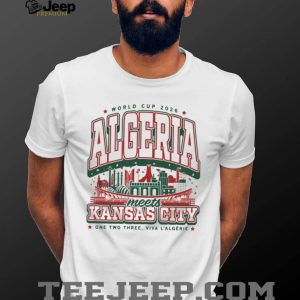 World Cup 2026 Algeria Meets Kansas City Commemorative T Shirt