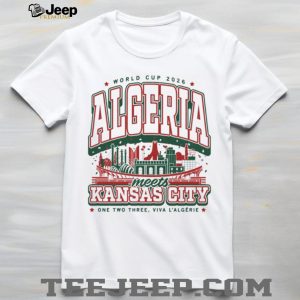 World Cup 2026 Algeria Meets Kansas City Commemorative T Shirt