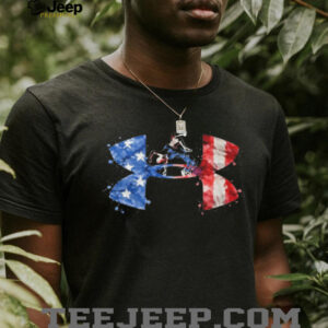 Wrestling USA Flag Watercolor Graphic T Shirt