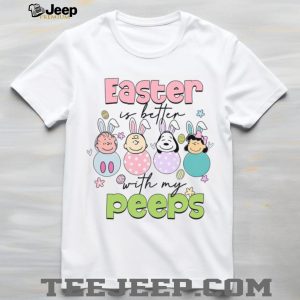 Easter Is Better With My Peeps Peanuts Characters Easter Egg T shirt