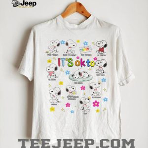 Snoopy Autism Awareness It's Okay To Be Different Neurodiversity T Shirt