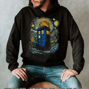 Doctor Who TARDIS Starry Night Van Gogh Mashup Sci Fi T Shirt Doctor Who TARDIS Starry Night Van Gogh Mashup Sci Fi T Shirt