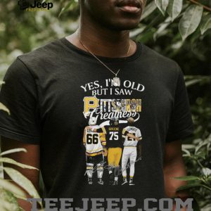Yes I'm Old But I Saw Pittsburgh Greatness Trio Shirt Lemieux, Greene, Clemente
