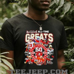 Tampa Bay Buccaneers All Time Greats Signature History T shirt