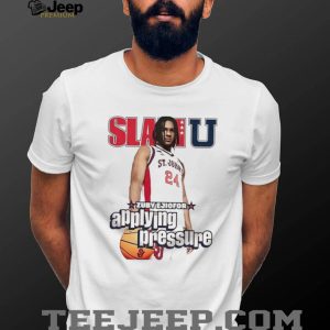 Zuby Ejiofor St. John’s SLAM U Applying Pressure Basketball Tee Zuby Ejiofor St. John’s SLAM U Applying Pressure Basketball Tee