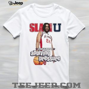 Zuby Ejiofor St. John's SLAM U Applying Pressure Basketball Tee