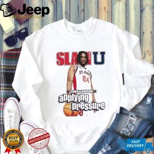 Zuby Ejiofor St. John's SLAM U Applying Pressure Basketball Tee