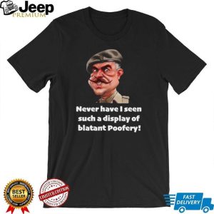 Blatant Poofery Funny Military Caricature British Humour T Shirt