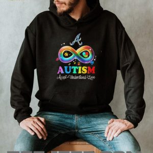Atlanta Baseball Autism Awareness Infinity Rainbow Accept Understand Love T Shirt