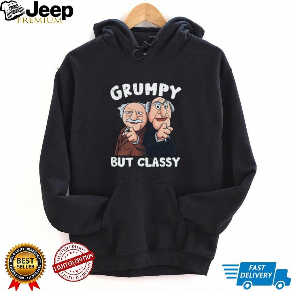 Statler and Waldorf “Grumpy But Classy” Muppets Fan T Shirt Statler and Waldorf “Grumpy But Classy” Muppets Fan T Shirt