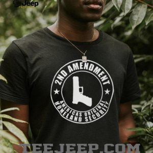 2nd Amendment Homeland Security Pistol Seal Black T Shirt